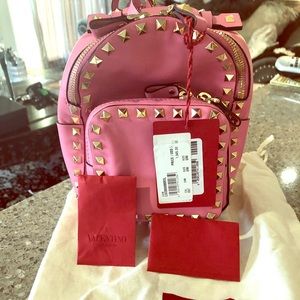 Valentino mini rock stud backpack